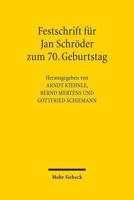 Festschrift Fur Jan Schroder Zum 70. Geburtstag
