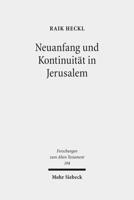 Neuanfang Und Kontinuitat in Jerusalem