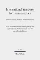 International Yearbook for Hermeneutics 16 / Internationales Jahrbuch Fur Hermeneutik 16