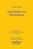 Testierfreiheit Und Werteordnung