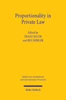 Proportionality in Private Law