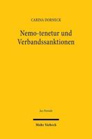 Nemo-Tenetur Und Verbandssanktionen