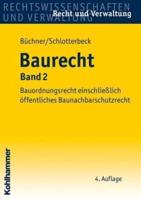 Baurecht, Band 2