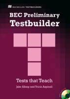 BEC Preliminary Testbuilder. Mit Audio-CD