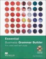 Essential Business Grammar Builder. Buch mit Audio-CD