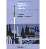 Deutsche Sprachlehre Fur Auslander - One-Volume Edition - Level 2. Glossar: Deutsch-Englisch