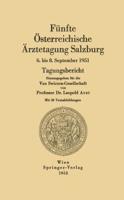 Fünfte Österreichische Årztetagung Salzburg