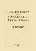 54.-57. Jahresbericht Des Sonnblick-Vereines Für Die Jahre 1956-1959