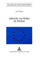 Albrecht Von Haller Als Dichter