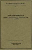 Die Deutsche Bundesakte Und Der Schweizerische Bundesvertrag Von 1815