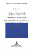 Hugo Von Hofmannsthal Und «Tausendundeine Nacht>>
