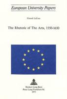 The Rhetoric of the Arts 1550-1650