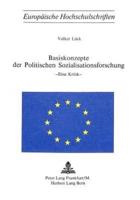 Basiskonzepte Der Politischen Sozialisationsforschung