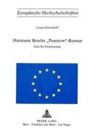 Hermann Brochs «Pasenow>>-Roman
