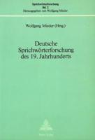 Deutsche Sprichworterforschung Des 19. Jahrhunderts