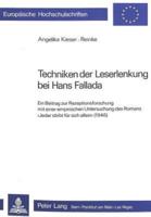 Techniken Der Leserlenkung Bei Hans Fallada