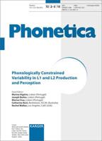Phonologically Constrained Variability in L1 and L2 Production and Perception