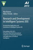 Research and Development in Intelligent Systems XXX : Incorporating Applications and Innovations in Intelligent Systems XXI Proceedings of AI-2013, The Thirty-third SGAI International Conference on Innovative Techniques and Applications of Artificial Inte