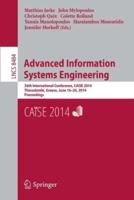 Advanced Information Systems Engineering : 26th International Conference, CAiSE 2014, Thessaloniki, Greece, June 16-20, 2014, Proceedings