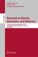 Research in Attacks, Intrusions and Defenses : 17th International Symposium, RAID 2014, Gothenburg, Sweden, September 17-19, 2014, Proceedings