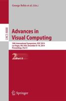 Advances in Visual Computing Image Processing, Computer Vision, Pattern Recognition, and Graphics