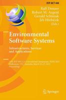 Environmental Software Systems