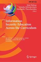 Information Security Education Across the Curriculum