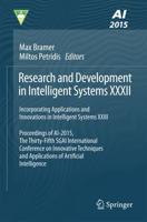 Research and Development in Intelligent Systems XXXII : Incorporating Applications and Innovations in Intelligent Systems XXIII