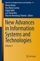 New Advances in Information Systems and Technologies. Volume 2