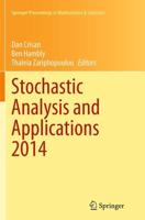 Stochastic Analysis and Applications 2014 : In Honour of Terry Lyons