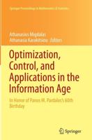 Optimization, Control, and Applications in the Information Age