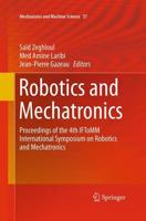 Robotics and Mechatronics : Proceedings of the 4th IFToMM International Symposium on Robotics and Mechatronics