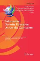 Information Security Education Across the Curriculum