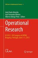 Operational Research : IO 2013 - XVI Congress of APDIO, Bragança, Portugal, June 3-5, 2013