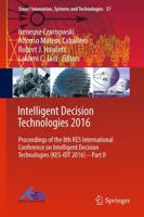 Intelligent Decision Technologies 2016 Part II
