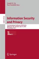 Information Security and Privacy Security and Cryptology