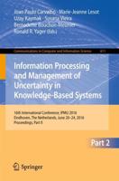 Information Processing and Management of Uncertainty in Knowledge-Based Systems Part II