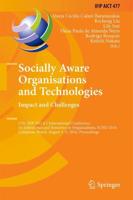 Socially Aware Organisations and Technologies