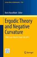 Ergodic Theory and Negative Curvature : CIRM Jean-Morlet Chair, Fall 2013