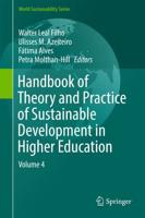 Handbook of Theory and Practice of Sustainable Development in Higher Education. Volume 4