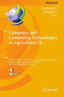 Computer and Computing Technologies in Agriculture IX Part 2