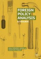 Foreign Policy Analysis : A Toolbox