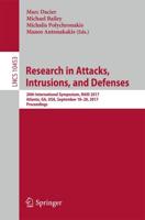 Research in Attacks, Intrusions, and Defenses Security and Cryptology