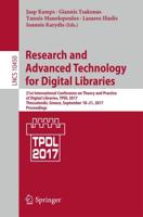 Research and Advanced Technology for Digital Libraries Information Systems and Applications, Incl. Internet/Web, and HCI