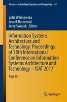 Information Systems Architecture and Technology Part III