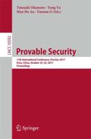 Provable Security Security and Cryptology