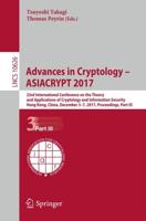 Advances in Cryptology - ASIACRYPT 2017 : 23rd International Conference on the Theory and Applications of Cryptology and Information Security, Hong Kong, China, December 3-7, 2017, Proceedings, Part III
