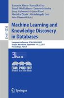 Machine Learning and Knowledge Discovery in Databases : European Conference, ECML PKDD 2017, Skopje, Macedonia, September 18-22, 2017, Proceedings, Part III