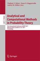Analytical and Computational Methods in Probability Theory Theoretical Computer Science and General Issues