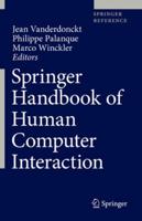 Handbook of Human Computer Interaction